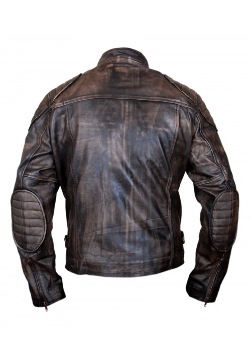 Men's Fashion Distressed Biker Jacket